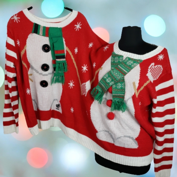 Twins Tandem Ugly Christmas Sweater 